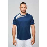 Kariban Póló Proact férfi unisex (100%poliészter) sporty royal blue/white/storm grey, XL