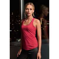 Anvil Trikó Anvil női női (50%poliészter 25%pamut 25%viszkóz) heather dark grey, XS
