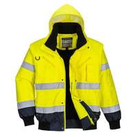 Portwest Portwest C465 Hi-Vis 3 az 1-ben kontrasztos bomber dzseki