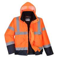 Portwest Portwest S266 Hi-Vis kéttónusú bomber kabát