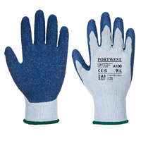 Portwest Portwest A100 Mártott latex védőkesztyű (9/L) (szürke/kék)