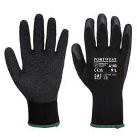 Portwest Portwest A100 Mártott latex védőkesztyű (fekete) (10/XL)