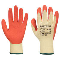Portwest Portwest A100 Mártott latex védőkesztyű (sárga/narancs) (8/M)