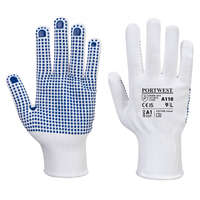 Portwest Portwest A110 Nylon PVC pontozott védőkesztyű (kék/fehér) (10/XL)