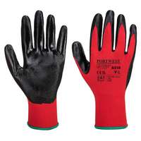 Portwest Portwest A310 Flexo Grip Tenyérmártott Védőkesztyű (piros/fekete) (11/XXL)