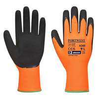 Portwest Portwest A340 Hi-Vis Grip Tenyérmártott védőkesztyű (narancs/fekete) (8/M)