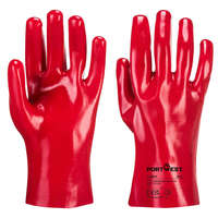 Portwest Portwest A427 PVC hosszúszárú védőkesztyű (piros, 27cm, 10/XL)