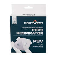 Portwest Portwest P310 - FFP3 Szelepes dolomit porálarc (3 db)