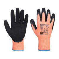 Portwest Portwest A646 Vis-Tex Winter HR Cut Nitril téli vágásbiztos védőkesztyű (D szint) (narancs/fekete, 10/XL)
