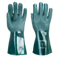 Portwest Portwest A835 Duplán mártott PVC vegyszerálló védőkesztyű (35 cm) (10/XL)