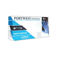 Portwest Portwest A925 Egyszerhasználatos kesztyű (púdermentes, kék, 9/L)