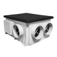 Aerauliqa AERAULIQA - Központi szellőztető ventilátor páraérzékelővel QPMEV-125 HY