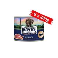 Happy Dog Pur Kacsahúsos Konzerv – France 200g - 6x200g