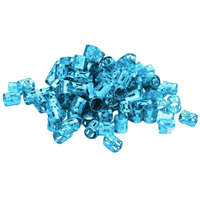 Hajdísz-hajékszer henger forma kék színben 5db