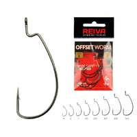 Reiva Reiva Offset Worm horog - 5/0 3db