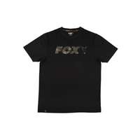 Fox Fox Black/Camo Print Logo T Shirt póló - XXXL