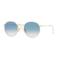 Ray-Ban Ray-Ban RB3447N 001/3F ROUND METAL ARISTA CRYSTAL WHITE GRADIENT BLUE napszemüveg