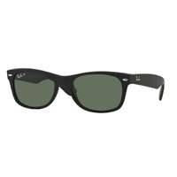 Ray-Ban Ray-Ban RB2132 622/58 NEW WAYFARER RUBBER BLACK POLARIZED GREEN napszemüveg