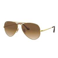 Ray-Ban Ray-Ban RB3689 914751 AVIATOR METAL II GOLD CLEAR GRADIENT BROWN napszemüveg