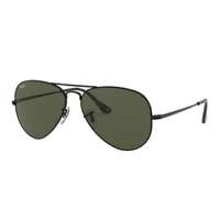 Ray-Ban Ray-Ban RB3689 914831 AVIATOR METAL II BLACK CRYSTAL GREEN napszemüveg