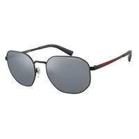 Armani Exchange Armani Exchange AX2036S 6000Z3 MATTE BLACK DARK GREY MIRROR SILVER POLARIZED napszemüveg