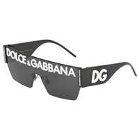 Dolce & Gabbana Dolce & Gabbana DG2233 01/87 BLACK DARK GREY D&G LOGO napszemüveg