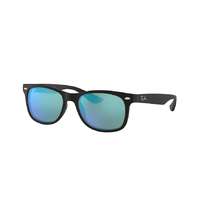 Ray-Ban Ray-Ban RJ9052S 100S55 JUNIOR NEW WAYFARER MATTE BLACK BLUE MIRROR gyermek napszemüveg