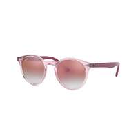 Ray-Ban Ray-Ban RJ9064S 7052V0 TRASPARENT PINK RED MIRROR RED gyermek napszemüveg