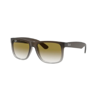 Ray-Ban Ray-Ban RB4165 854/7Z JUSTIN RUBBER BROWN ON GREY LIGHT GREY GREEN GRADIENT napszemüveg