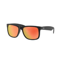 Ray-Ban Ray-Ban RB4165 622/6Q JUSTIN RUBBER BLACK BROWN MIRROR ORANGE napszemüveg