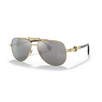 Versace Versace VE2236 1002Z3 GOLD POLARIZED GREY MIRROR SILVER napszemüveg