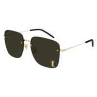 Saint Laurent Saint Laurent SL 312 M 006 Shiny Light Gold Solid Brown + FL Bronze napszemüveg