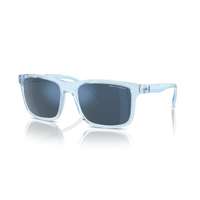 Armani Exchange Armani Exchange AX4145S 834555 SHINY TRANSPARENT BLUE DARK BLUE MIRROR BLUE napszemüveg