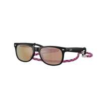 Ray-Ban Ray-Ban RJ9052S 70287J JUNIOR NEW WAYFARER Rubber Black Orange Mirror Pink napszemüveg