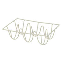 Esschert Design Fém tojástartó 6 db tojásnak, törtfehér, 17 x 12 x 5 cm