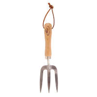 Esschert Design Rozsdamentes acél villa, kőrisfa nyéllel, 30 cm