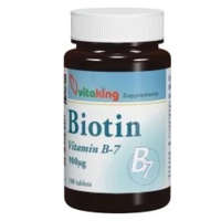 Vitaking Vitaking Biotin 900mcg B-7 (100) tabletta