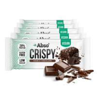 AbsoRICE Abso Crispy Bar Kínáló (16db x 50 g) - Dupla csokoládé ízű vegán fehérjeszelet (2 db ajándék)