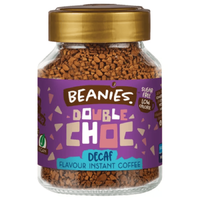 Beanies Beanies Koffeinmentes double chocolate ízű instant kávé 50 g
