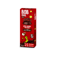 Bob Snail Bob Snail Gyümölcs snack étcsokoládé alma-meggy 30 g