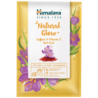 HIMALAYA Himalaya Természetes ragyogás textilmaszk sáfránnyal és C-vitaminnal 30 ml
