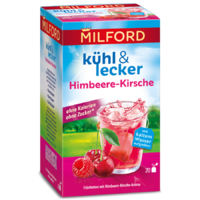 Milford Milford Hidegen elkészíthető Málna - cseresznye ízű gyümölcstea 20 db filter