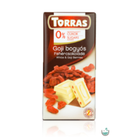 Torras Torras Goji bogyós fehércsokoládé hozzáadott cukor nélkül (gluténmentes) 75 g