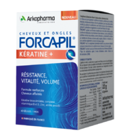 FORCAPIL Forcapil Keratin+ Hajregeneráló és hajerősítő kapszula 60 db