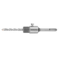 GRAPHITE Koronafúró, körkivágó adapter, SDS PLUS szárral, központfúróval, m22, 110mm