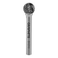 GRAPHITE Keményfém marófej, turbómaró, D, gömb, 12x10mm, szár méret 6x45mm