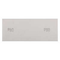 GRAPHITE Csiszolóháló fehér 115x280mm, fa, fém, műanyag, űveg, gipszkarton csiszoláshoz, P80, min. rendelés: 3db