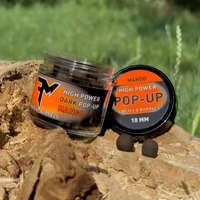 Feedermania FEEDERMANIA HIGH POWER DARK POP-UP BOILIES & BARRELS 10 MM MANGO