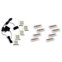 Furnitech Rejtett LED világítás nappali bútorhoz - 5+8 pontos - kék