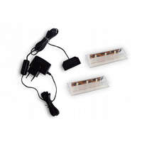 Furnitech Rejtett LED világítás faliszekrényhez - 2 fénypont - zöld